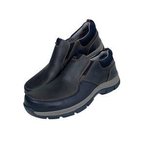 Clarks Men’s Walpath Step in Dark Brown Leather Waterproof Size 9